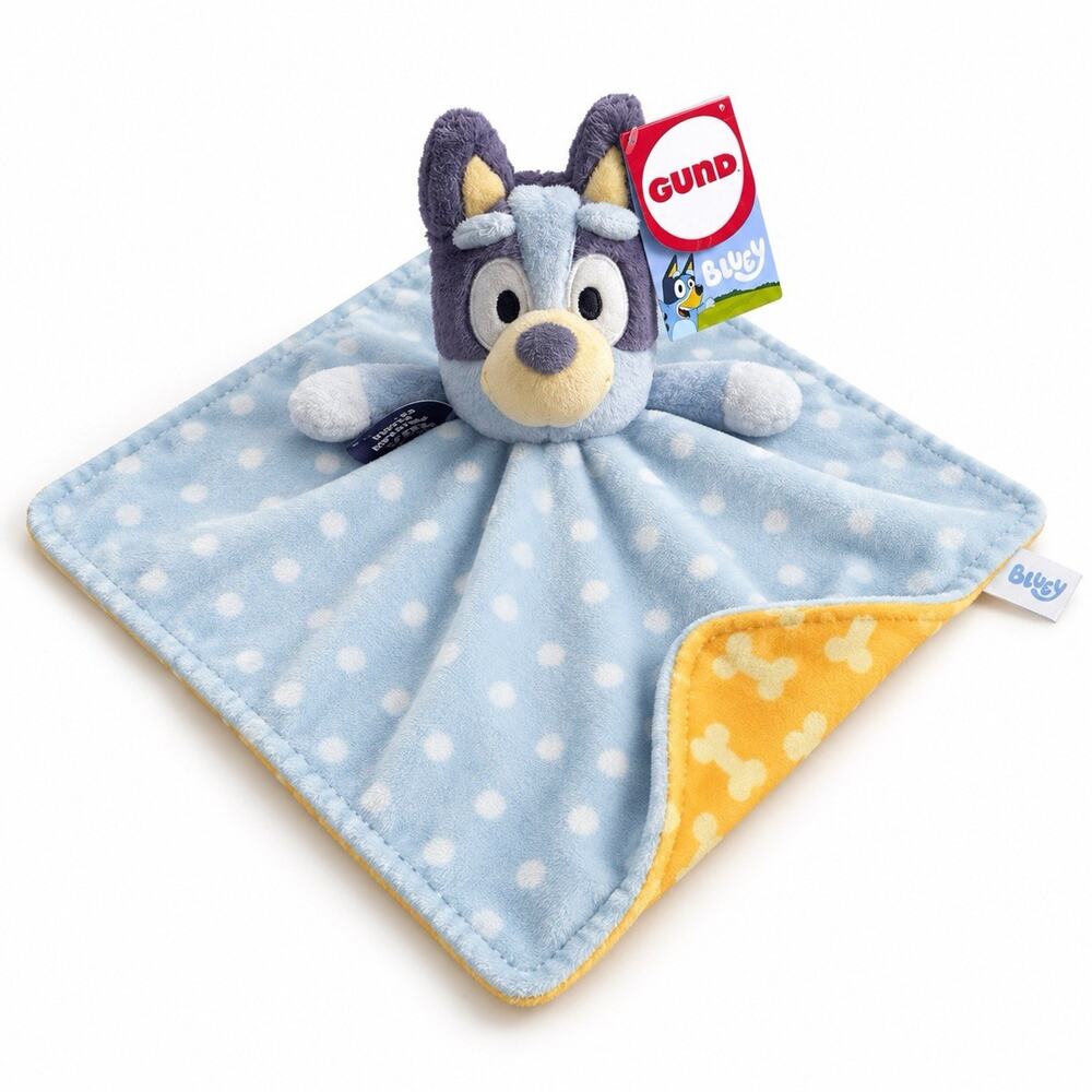 GUND Bluey Sustainably Soft Lovey Security Blanket Plush Baby NWT 6076242
